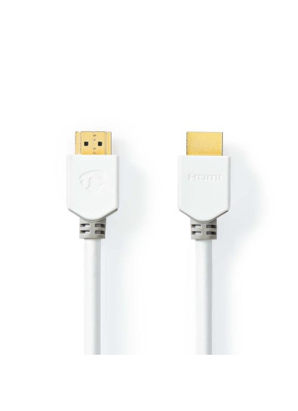 Nedis Cable HDMI male - HDMI male 1.5m Λευκό (CVBW34000WT15) (NEDCVBW34000WT15)