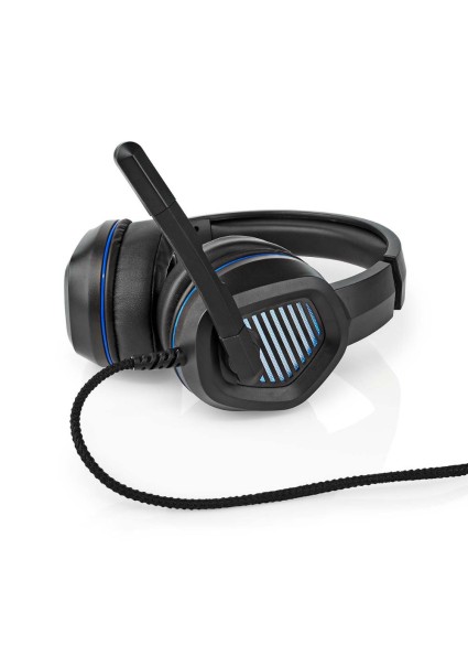 Nedis Over Ear Gaming Headset με σύνδεση USB (GHST410BK) (NEDGHST410BK)