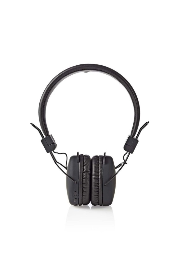Nedis Ασύρματα/Ενσύρματα On Ear Ακουστικά με 6 ώρες Λειτουργίας Μαύρα (HPBT1100BK) (NEDHPBT1100BK)