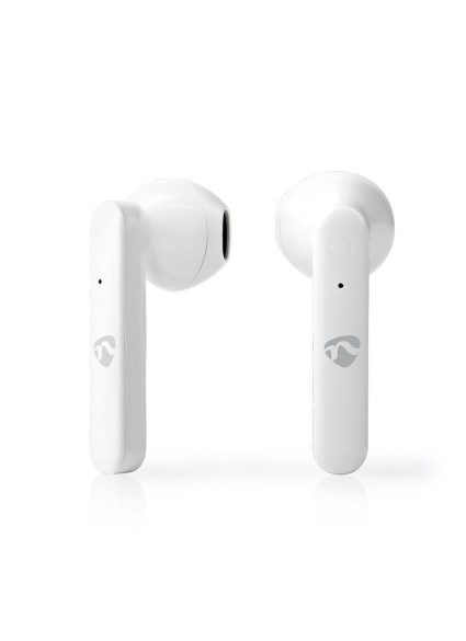 Nedis In-ear Bluetooth Handsfree Ακουστικά με Θήκη Φόρτισης Λευκά (HPBT2052WT) (NEDHPBT2052WT)