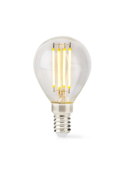 Nedis LED Filament Bulb E14 4.5 W Warm White (LBFE14G452) (NEDLBFE14G452)