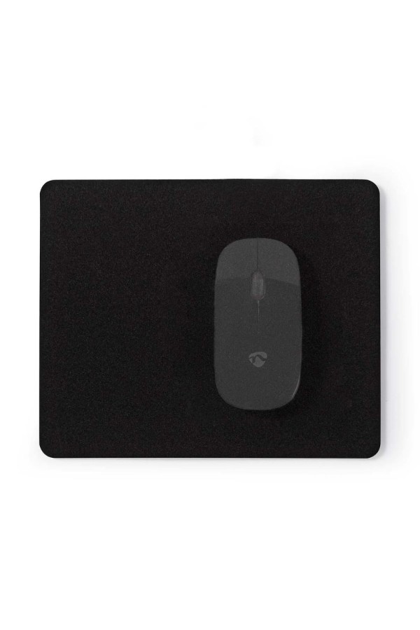 Nedis Mousepad 18 x 22 cm Black Mat (MPADF100BK) (NEDMPADF100BK)