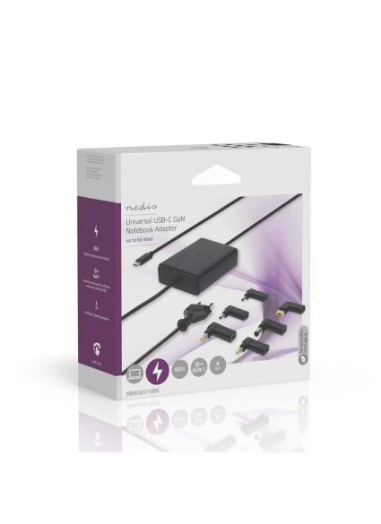 Nedis Notebook Adapter (NBAU65110BK) (NEDNBAU65110BK)