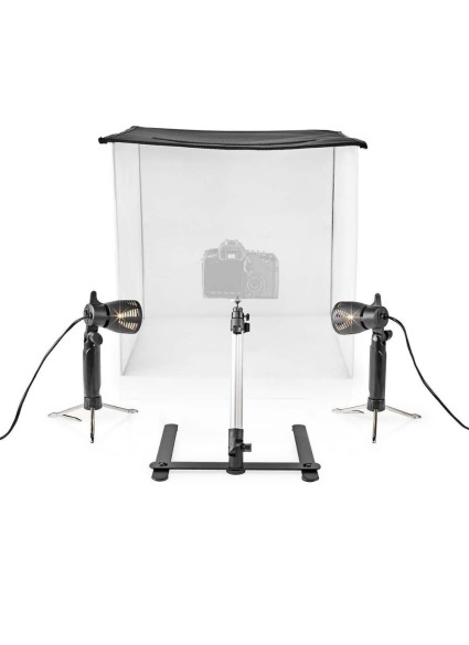 Nedis Photo Box Φωτιζόμενο με Πολλαπλά Backround 60x60x60cm (SKT012WT) (NEDSKT012WT)