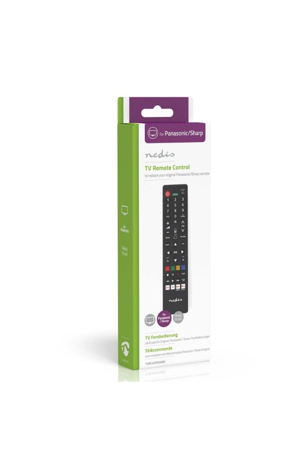 Nedis Replacement Remote Control (TVRC45PASHBK) (NEDTVRC45PASHBK)