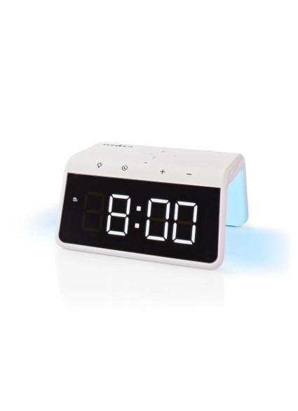 Nedis Ψηφιακό Ρολόι Επιτραπέζιο με Ξυπνητήρι (WCACQ30WT) (NEDWCACQ30WT)