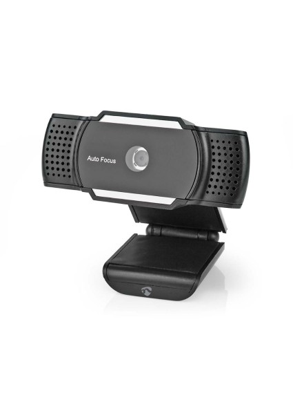 Nedis Webcam 2K@30fps with Built-In Microphone Black (WCAM110BK) (NEDWCAM110BK)