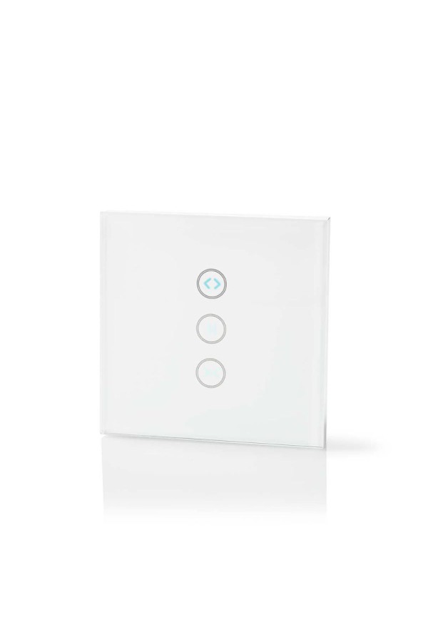 Nedis Wi-Fi Smart Wall Switch Wi-Fi Ρολών με Πλαίσιο και Τρία Πλήκτρα Αφής Λευκό (WIFIWC10WT) (NEDWIFIWC10WT)