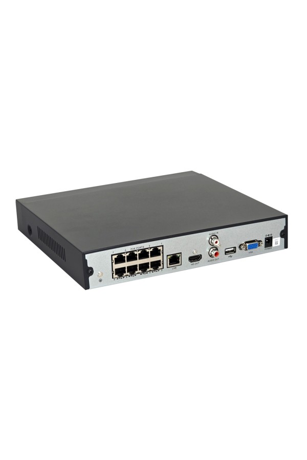 LONGSE NVR καταγραφικό NVR3116C1P8, 4K, H.265/H.264, 8 PoE κανάλια