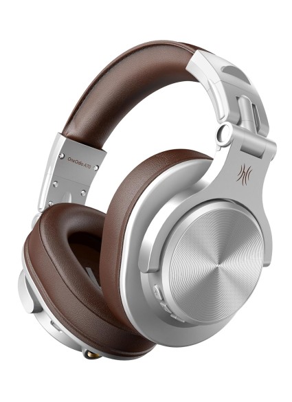 ONEODIO headphones Fusion A70, ενσύρματα/ασύρματα, Hi-Res, 40mm, ασημί