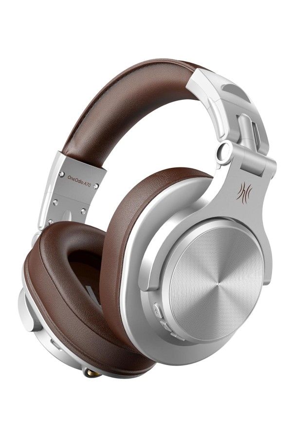 ONEODIO headphones Fusion A70, ενσύρματα/ασύρματα, Hi-Res, 40mm, ασημί