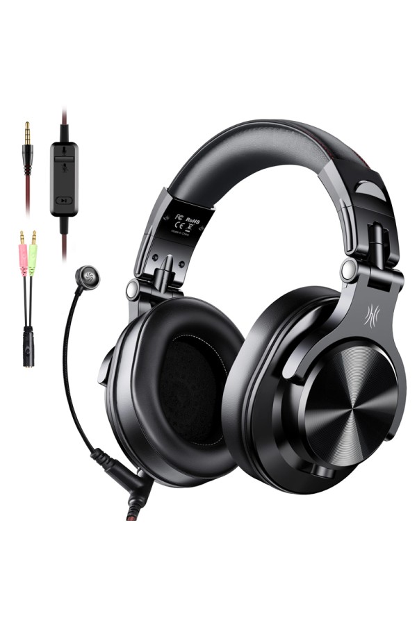 ONEODIO gaming headset Fusion A71M, 6.35mm & 3.5mm, Hi-Res, 40mm, μαύρο