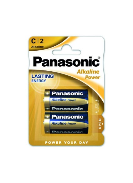 Panasonic Alkaline Power Μπαταρίες C 1.5V 2τμχ (9004750) (PAN9004750)