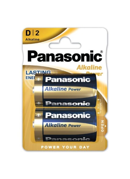 Panasonic Alkaline Power Bronze Μπαταρίες D 1.5V 2τμχ (9004755) (PAN9004755)