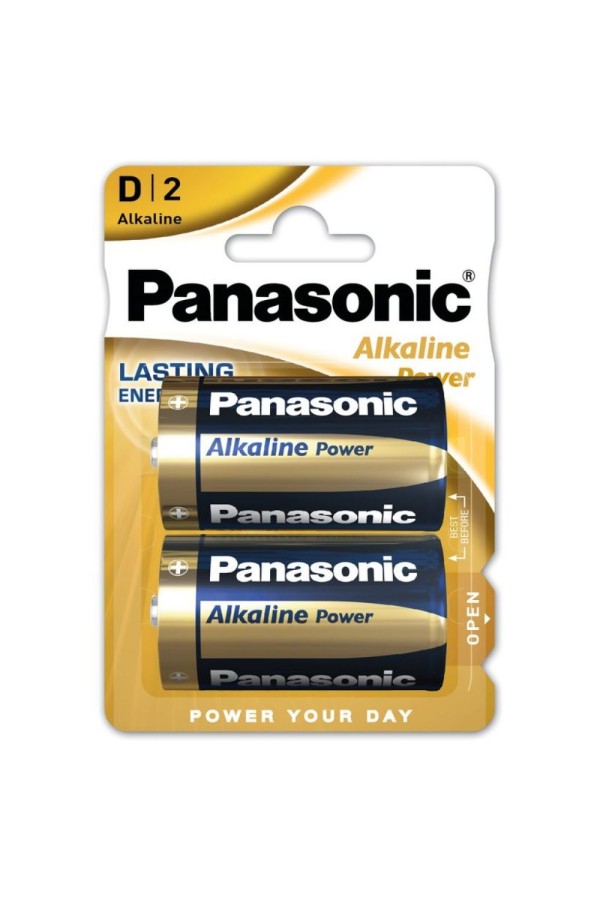 Panasonic Alkaline Power Bronze Μπαταρίες D 1.5V 2τμχ (9004755) (PAN9004755)