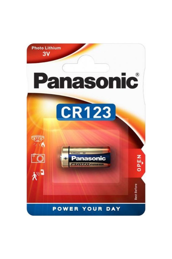 Panasonic Photo Power Μπαταρία Λιθίου CR123 3V 1τμχ (9109085) (PAN9109085)