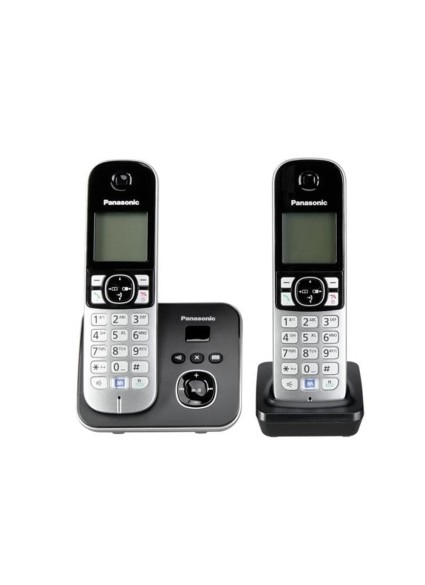 Ασύρματο Τηλέφωνο Panasonic KX-TG6822GB Black (KX-TG6822GB) (PANKX-TG6822GB)