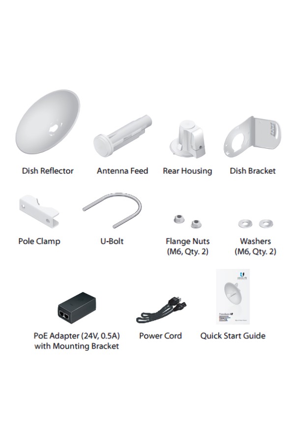 UBIQUITI Access point PBE-M5-300, outdoor, 5GHz, 2x22dBi, AirMAX