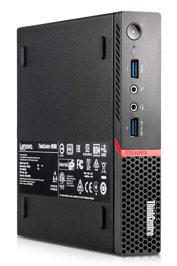 LENOVO PC ThinkCentre M900 Tiny, Refurbished Grade A Repainted, i5-6400T, 4GB, 500GB, FreeDOS