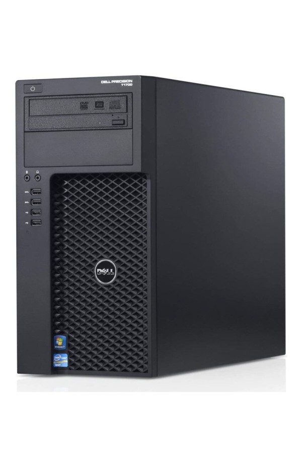 DELL PC Precision T1700 MT, Refurbished Grade A Repainted, E3-1246 V3, 8GB, 1TB HDD, DVD-RW, Nvidia Quadro K420, FreeDOS