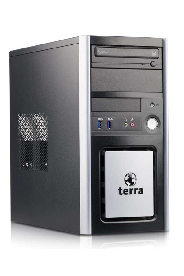 TERRA PC Tower, Refurbished Grade A Repainted, E5300, 2GB, 160GB HDD, DVD, FreeDOS