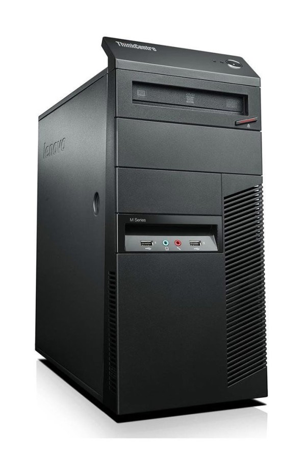 LENOVO PC ThinkCentre M91p MT, Refurbished Grade A Repainted, i5-2400, 8GB, 500GB HDD, DVD, FreeDOS