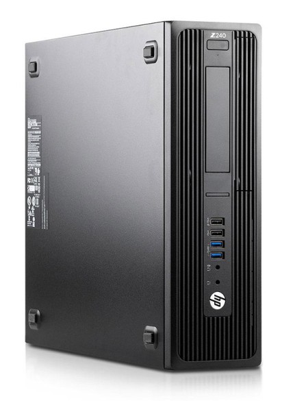 HP Workstation Z240 SFF, Refurbished Grade A Repainted, E3-1230 v5, 8GB, 512GB SSD, K620, FreeDOS