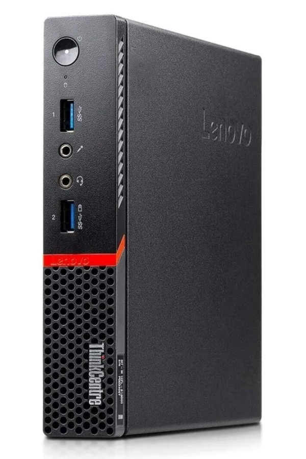 LENOVO PC ThinkCentre M700 Micro, Refurbished Grade A Repainted, G3900T, 8GB, 256GB SSD, FreeDOS