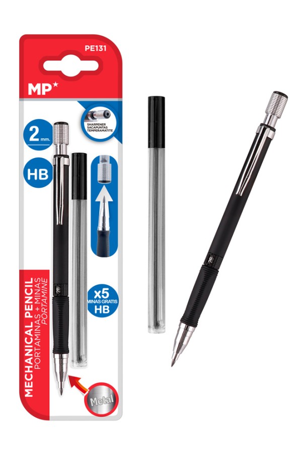 MP Mηχανικό μολύβι PE131, HB, 5x ανταλλακτικά, 2mm