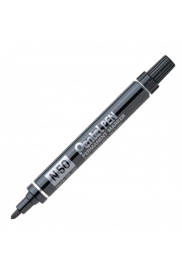 Pentel N50 Permament Marker Black (N50AE) (PENN50AE)
