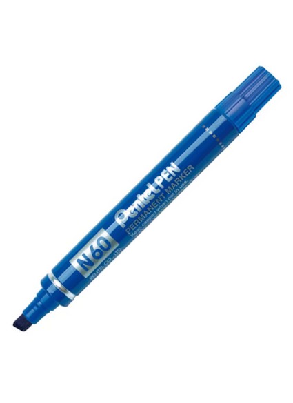 PENTEL N60 CHISEL POINT BLUE