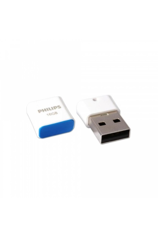 Philips Pico 16GB USB 2.0 Stick Λευκό (FM16FD85B/00) (PHIFM16FD85B-00)