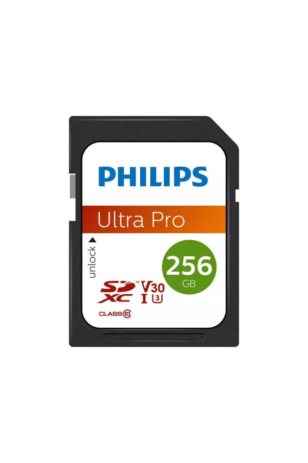Philips Ultra Pro SDXC 256GB Class 10 U3 V30 A1 UHS-I (FM25SD65B/00) (PHIFM25SD65B-00)