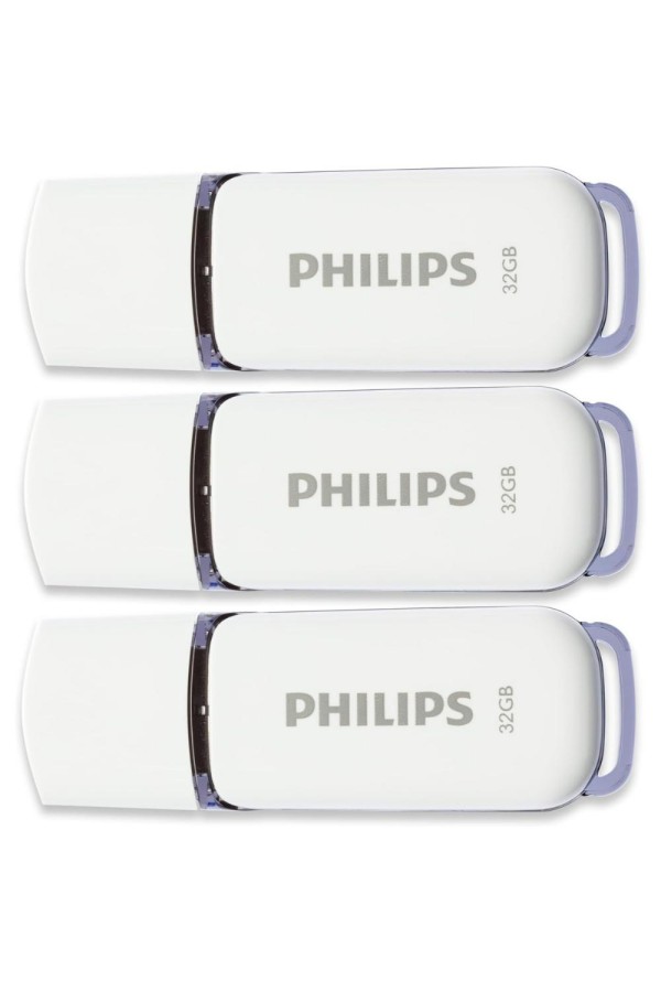 Philips Snow pack 32GB USB 2.0 Stick Λευκό (FM32FD70E/00) (PHIFM32FD70E-00)