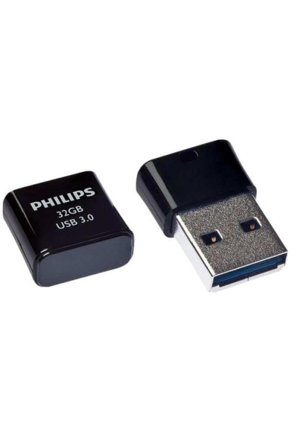 Philips Pico 32GB USB 3.0 Stick Μαύρο (FM32FD90B/00) (PHIFM32FD90B-00)