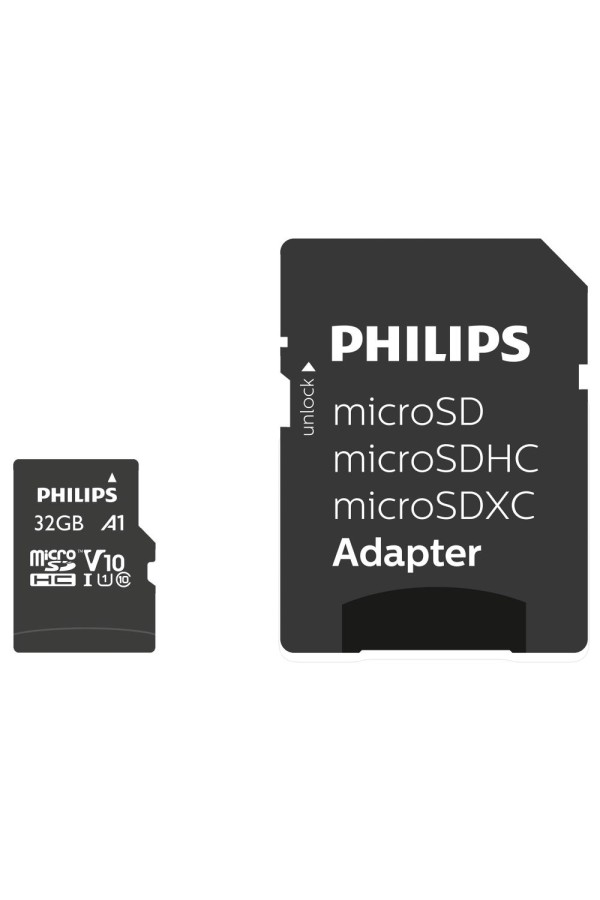 Philips microSDHC 32GB U1 with Adapter (FM32MP45B/00) (PHIFM32MP45B-00)
