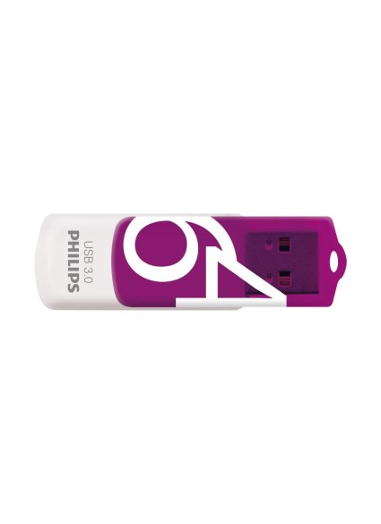 Philips Vivid 64GB USB 3.0 Stick Μωβ (FM64FD00B/00) (PHIFM64FD00B-00)