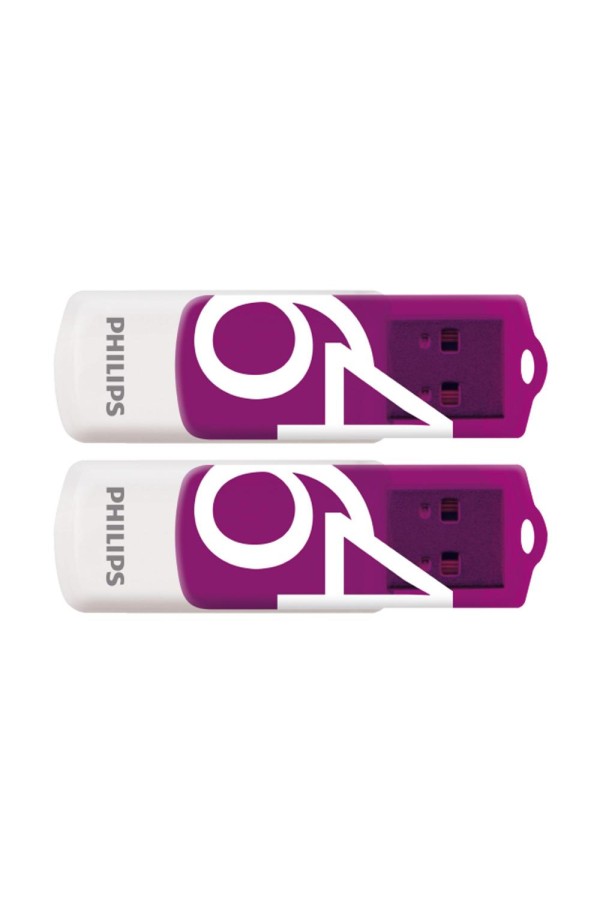 Philips Vivid pack 64GB USB 2.0 Stick Μωβ (FM64FD05D/00) (PHIFM64FD05D-00)