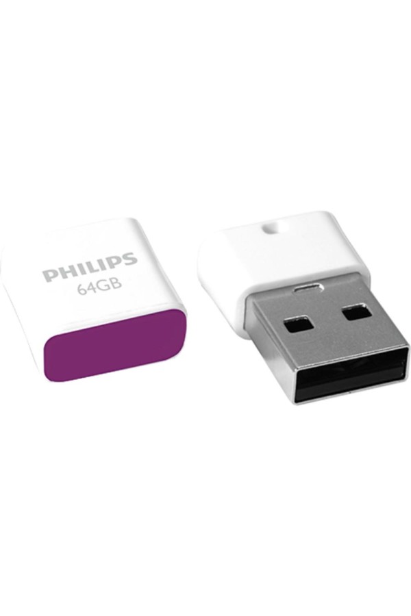 Philips Pico 64GB USB 2.0 Purple (FM64FD85B/00) (PHIFM64FD85B-00)