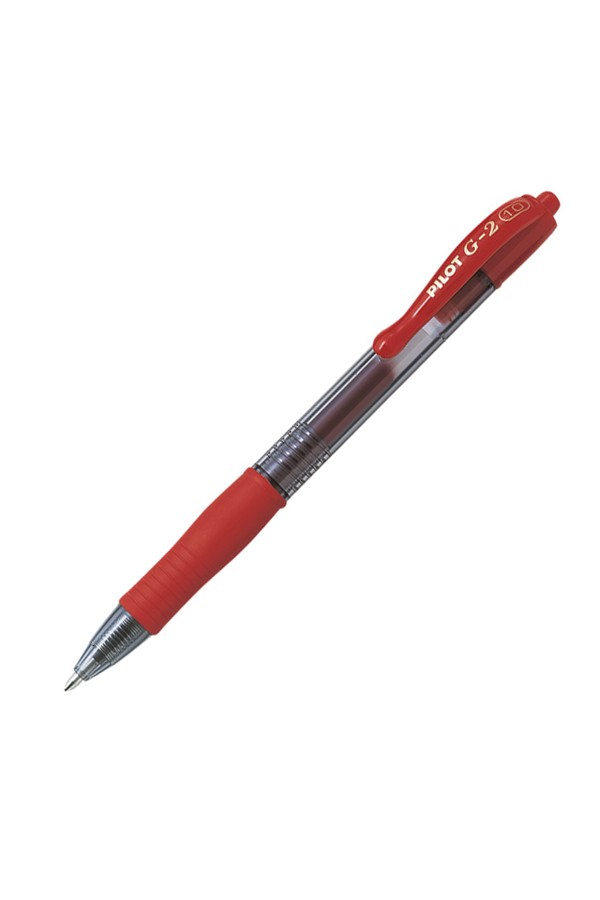 Στυλό GEL PILOT G-2 1.0 mm (Κόκκινο) (2627002) (PILBLG21R)