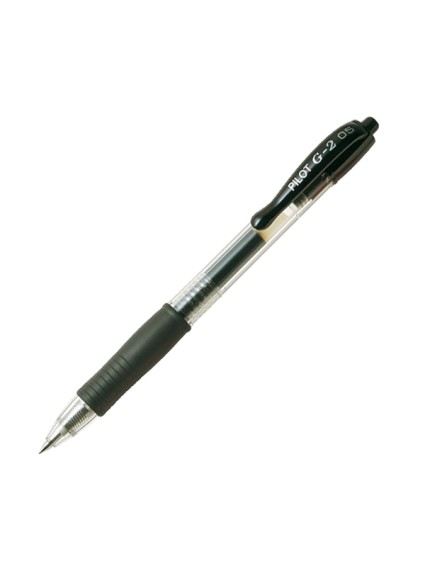 Στυλό GEL PILOT G-2 0.7 mm (Μαύρο) (2605001) (PILBLG27BK)