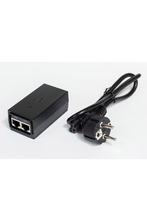 UBIQUITI Gigabit PoE Adapter POE-24-12W-G, 24V, 0.5A 12W, με power cable