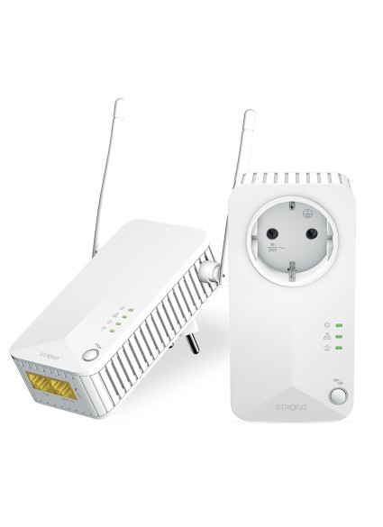 STRONG Powerline Kit POWERLWF600DUOEUV2, 600Mbps, 300Mbps WiFi, 2τμχ