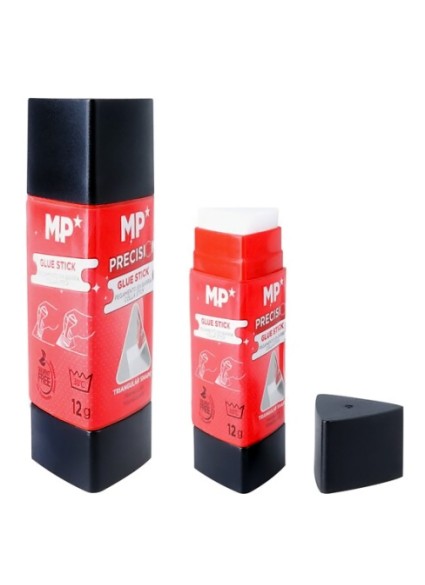 MP κόλλα στικ PP009, τρίγωνη, διάφανη, 12g