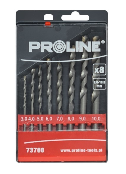 PROLINE σετ τρυπάνια για μπετόν 73708, 3-10mm, 8τμχ