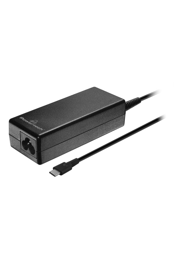 POWERTECH φορτιστής laptop PT-1319, USB-C PD 3.0, universal, 65W, μαύρος