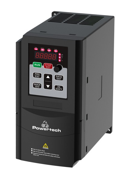 POWERTECH VFD ρυθμιστής στροφών PT-A37G-T43P3P, 3.7KW, 3Ph