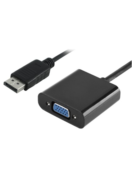 POWERTECH αντάπτορας DisplayPort σε VGA PTH-028, 1920x1200p, μαύρο