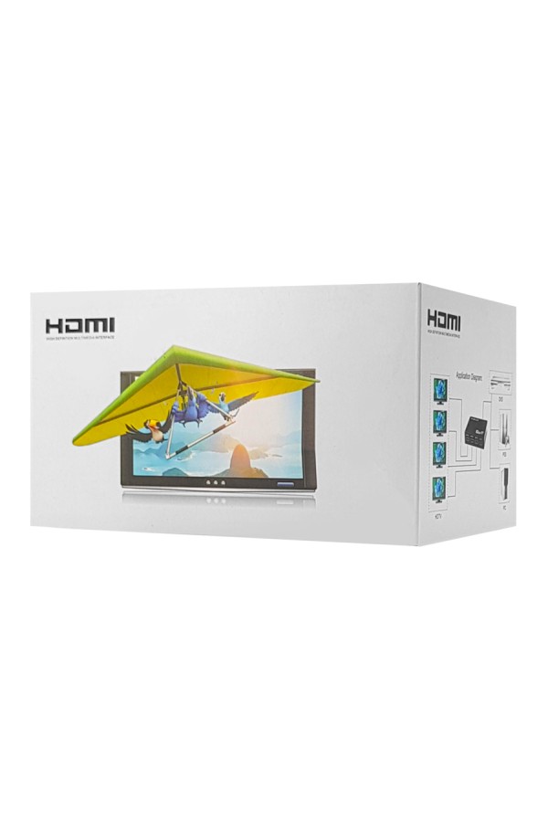 POWERTECH HDMI splitter PTH-048, 4 σε 1, 4K/60Hz, μαύρο