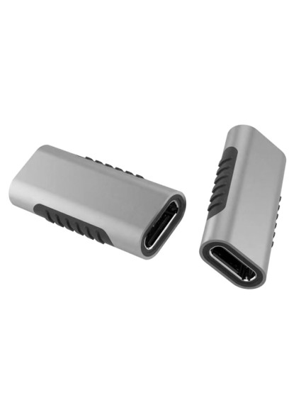 POWERTECH αντάπτορας USB-C θηλυκό σε USB-C θηλυκό PTH-060, γκρι